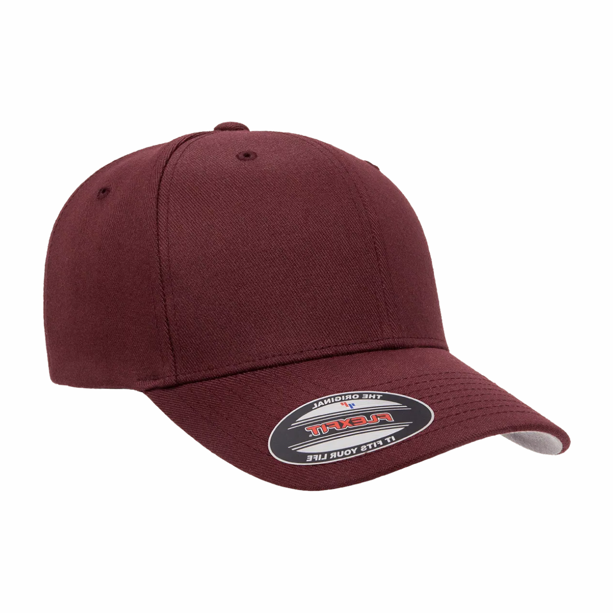Old School Phi Nu Pi - Left Placement - Fitted Hat - Flexfit