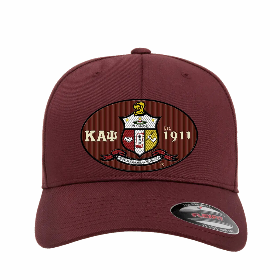 III - Crimson - Fitted Hat - Flexfit