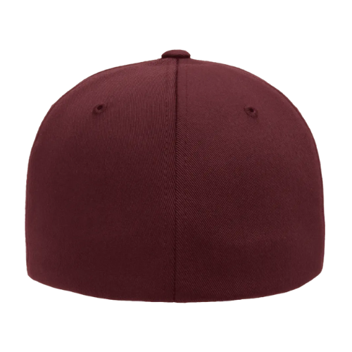 ΦΝΠ - Crimson & Cream Design - Fitted Hat - FlexFit