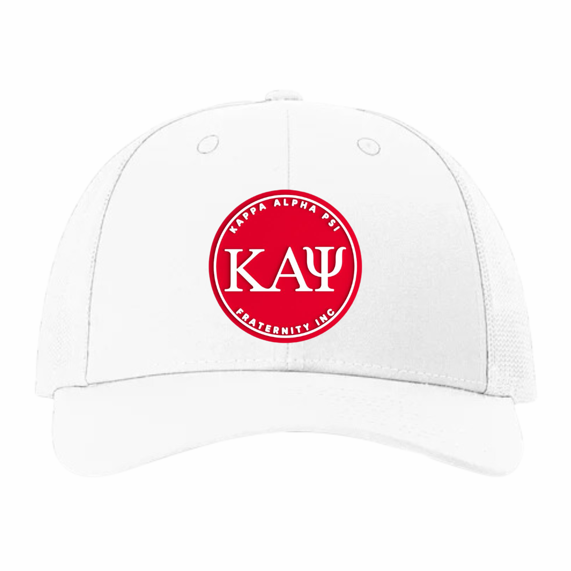 ΚΑΨ - Red & White Design - Trucker Hat - Richardson 115