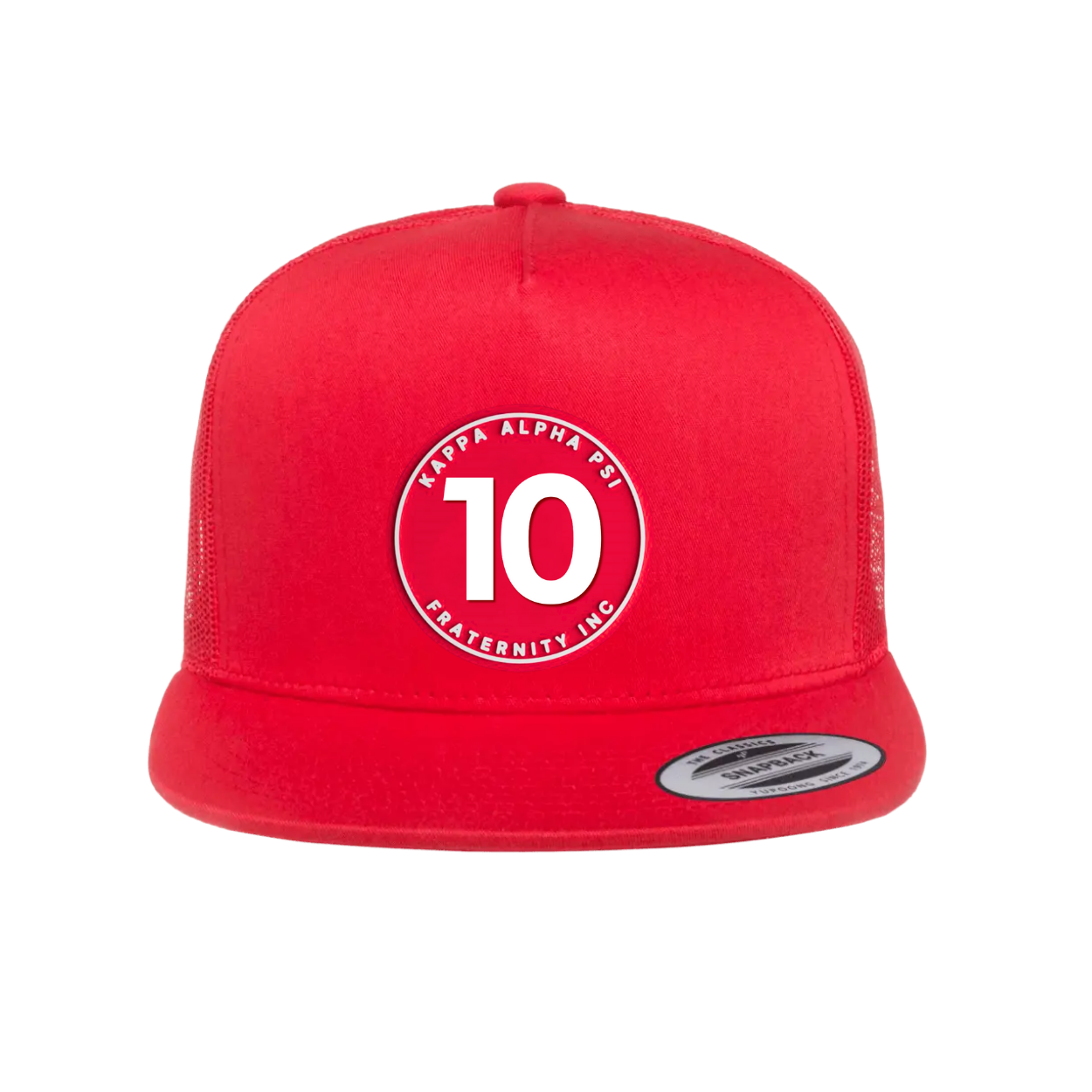 The Number Collection - Flat Bill Hat - Yupoong 6006 Five Panel