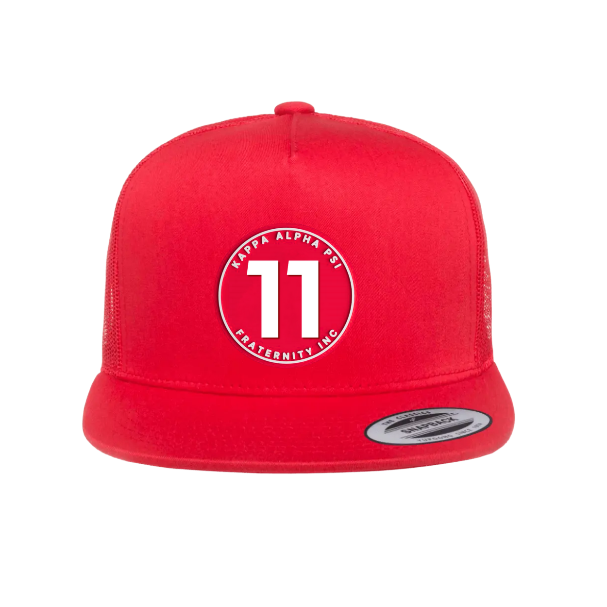 The Number Collection - Flat Bill Hat - Yupoong 6006 Five Panel