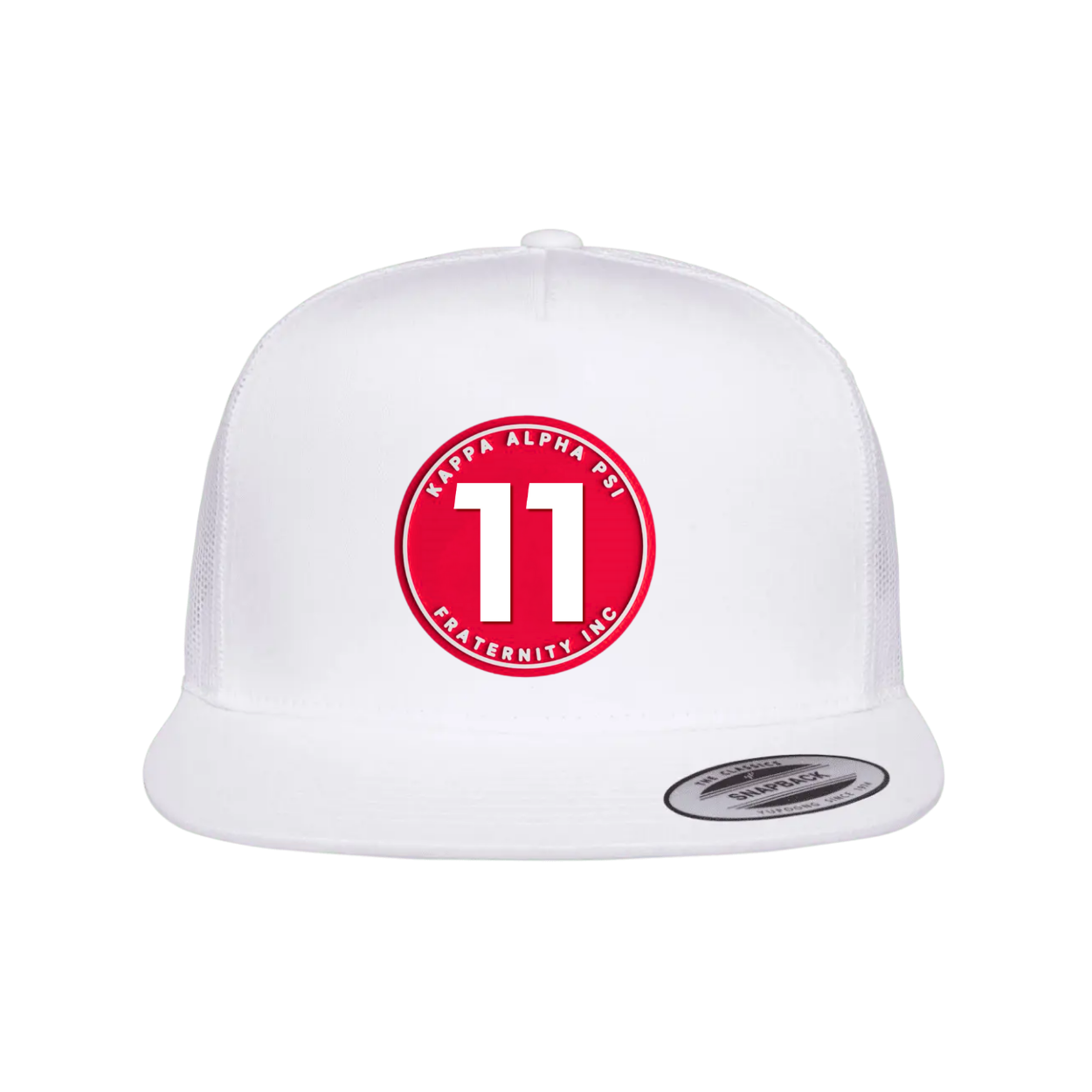 The Number Collection - Flat Bill Hat - Yupoong 6006 Five Panel