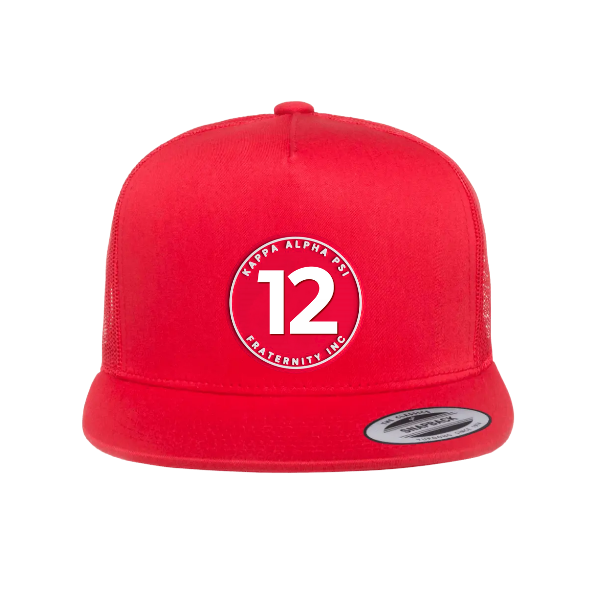 The Number Collection - Flat Bill Hat - Yupoong 6006 Five Panel