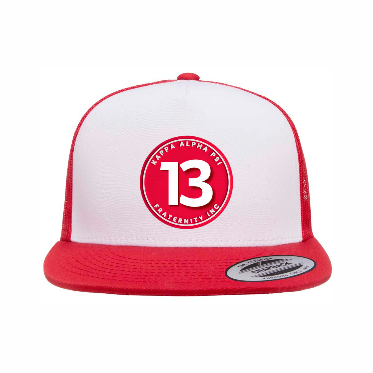 The Number Collection - Flat Bill Hat - Yupoong 6006 Five Panel