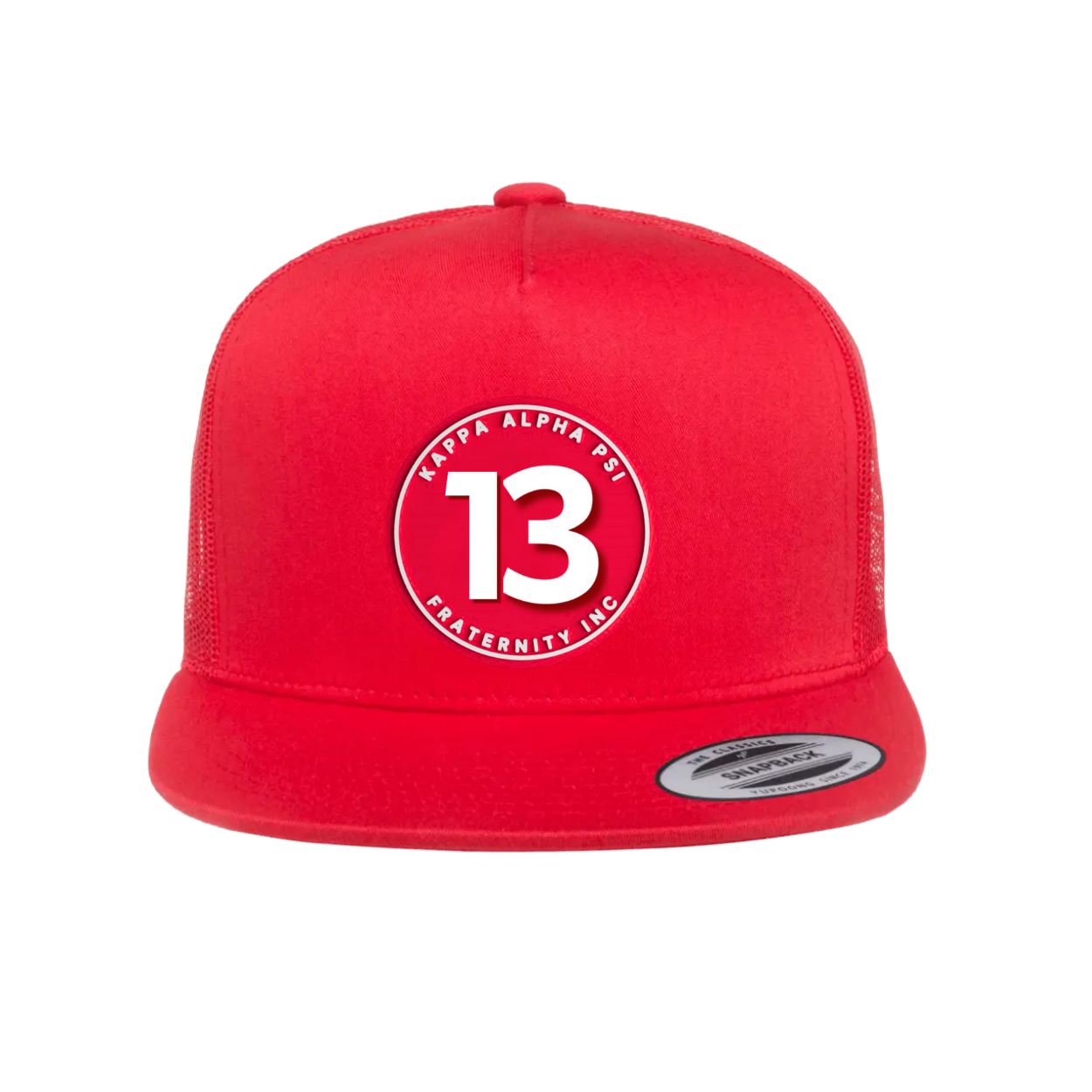 The Number Collection - Flat Bill Hat - Yupoong 6006 Five Panel