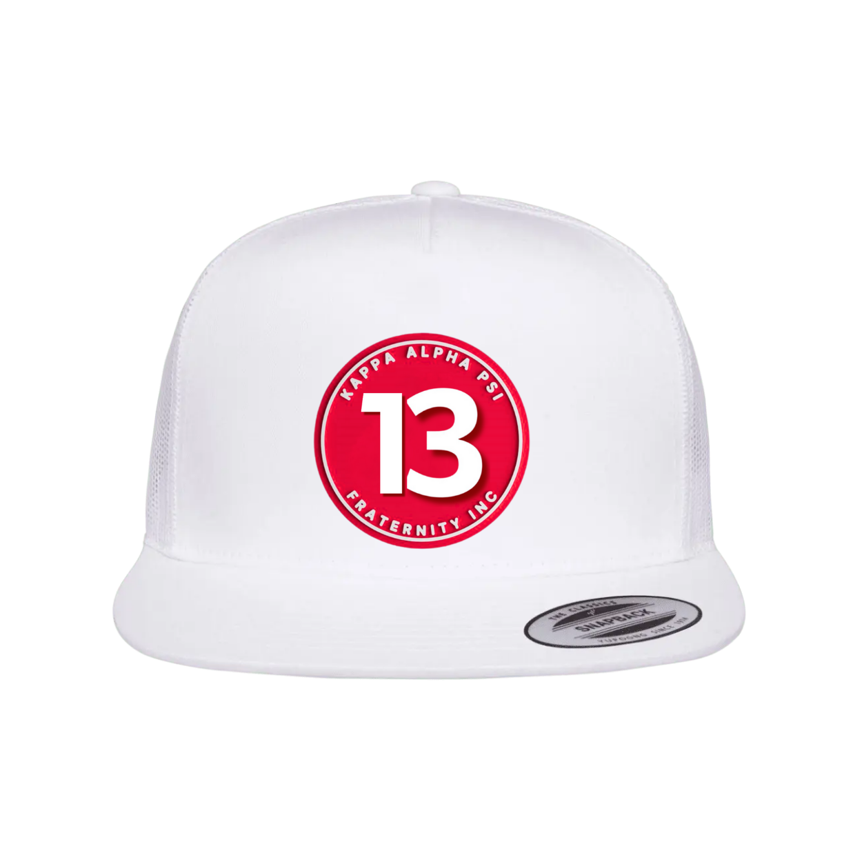The Number Collection - Flat Bill Hat - Yupoong 6006 Five Panel