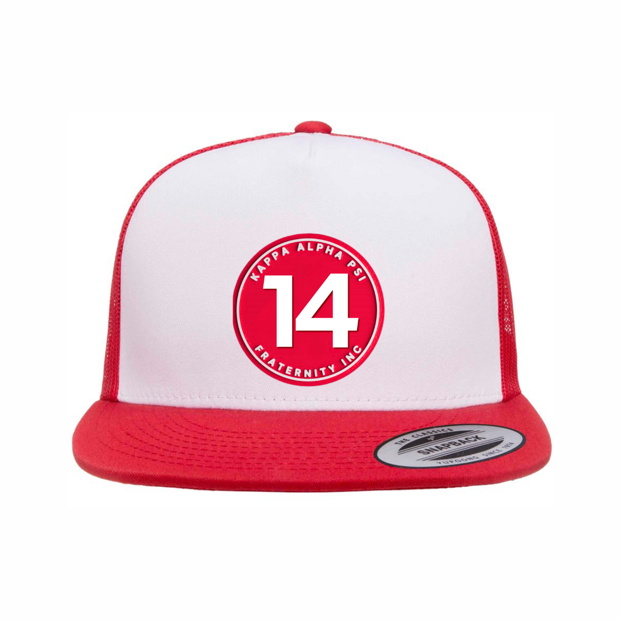 The Number Collection - Flat Bill Hat - Yupoong 6006 Five Panel