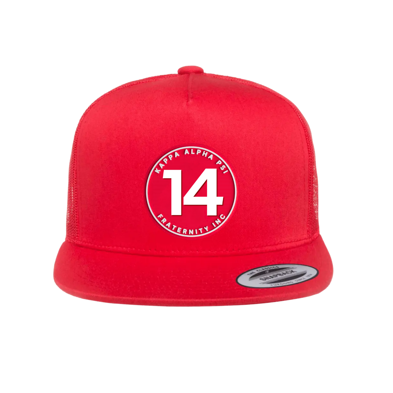 The Number Collection - Flat Bill Hat - Yupoong 6006 Five Panel