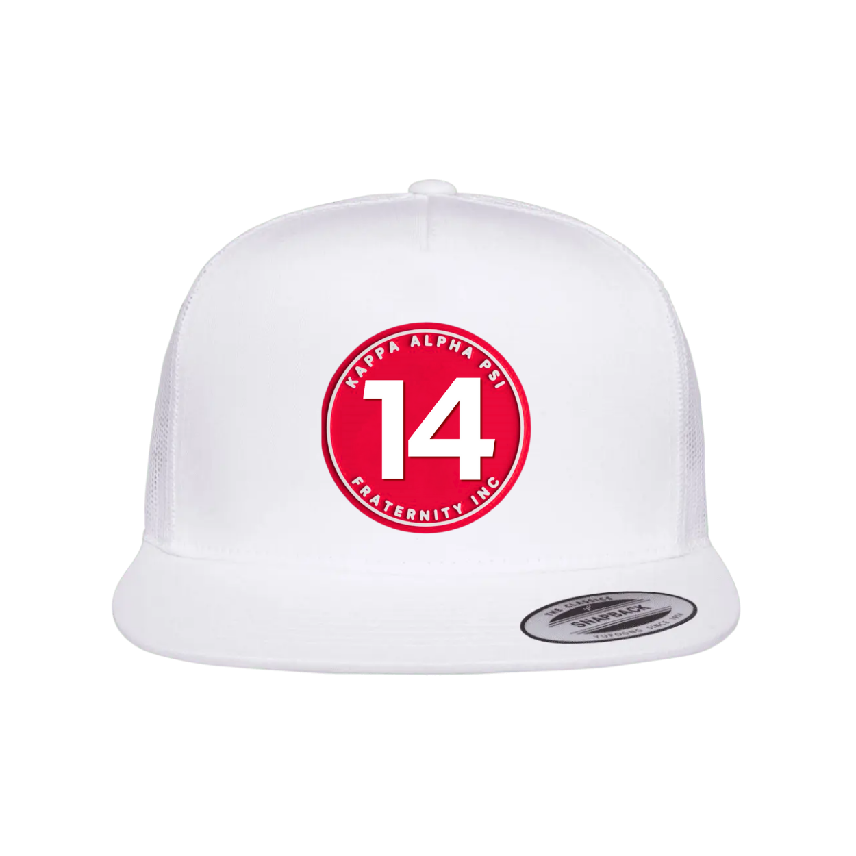 The Number Collection - Flat Bill Hat - Yupoong 6006 Five Panel
