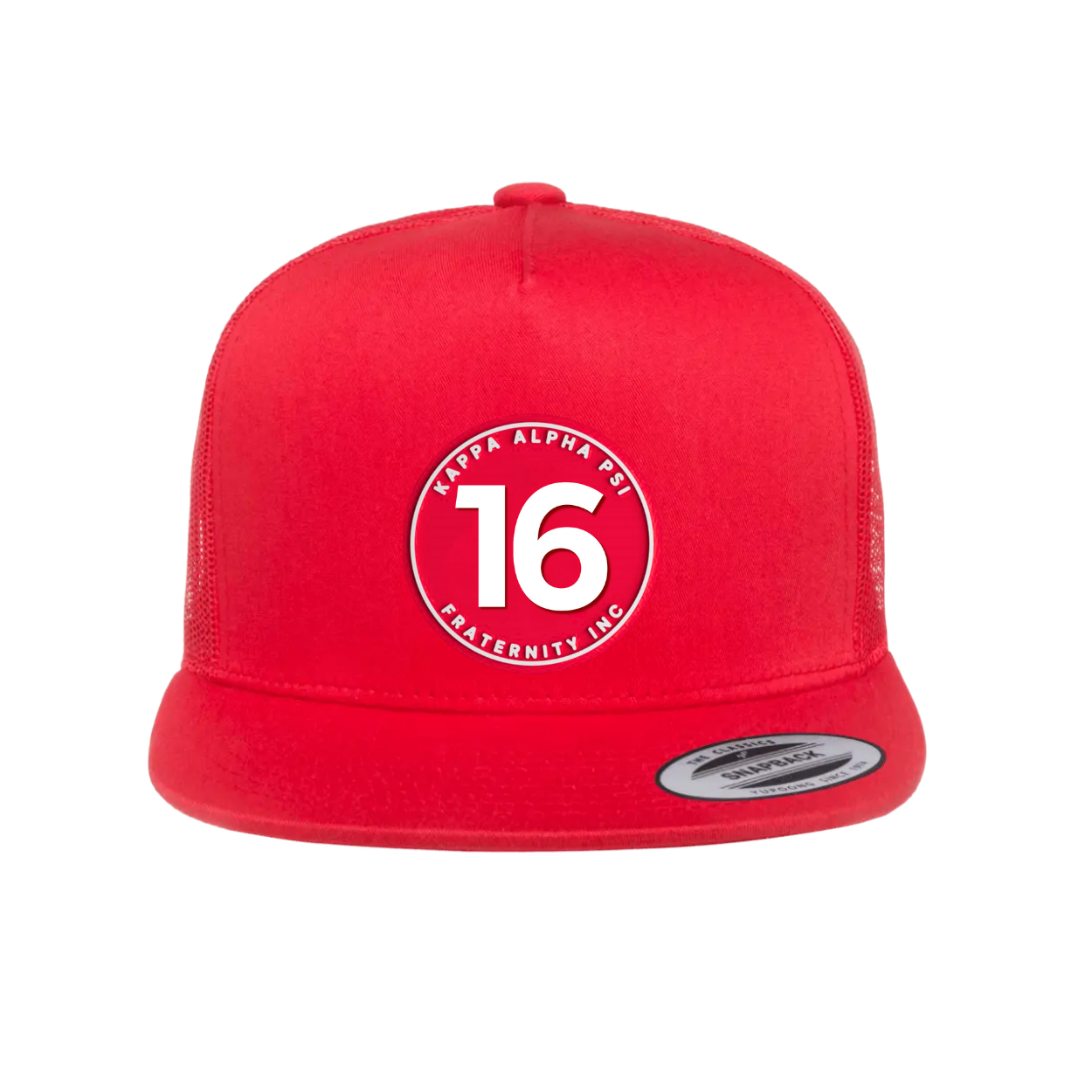 The Number Collection - Flat Bill Hat - Yupoong 6006 Five Panel