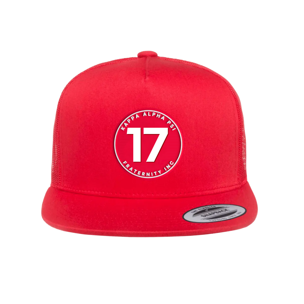 The Number Collection - Flat Bill Hat - Yupoong 6006 Five Panel