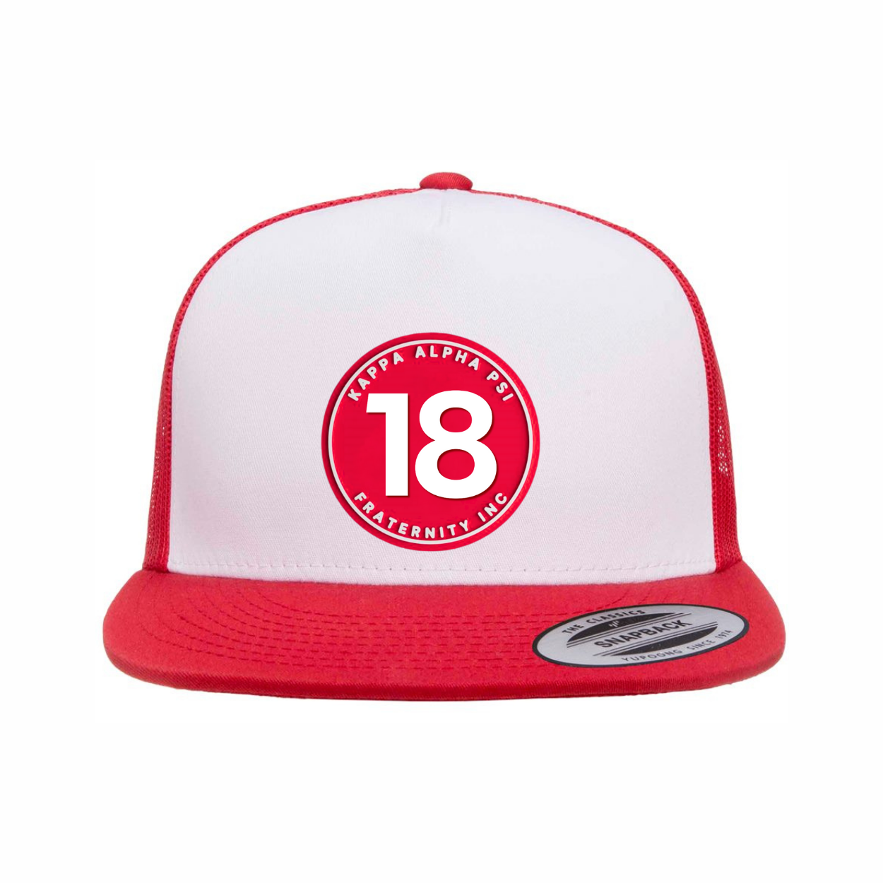 The Number Collection - Flat Bill Hat - Yupoong 6006 Five Panel