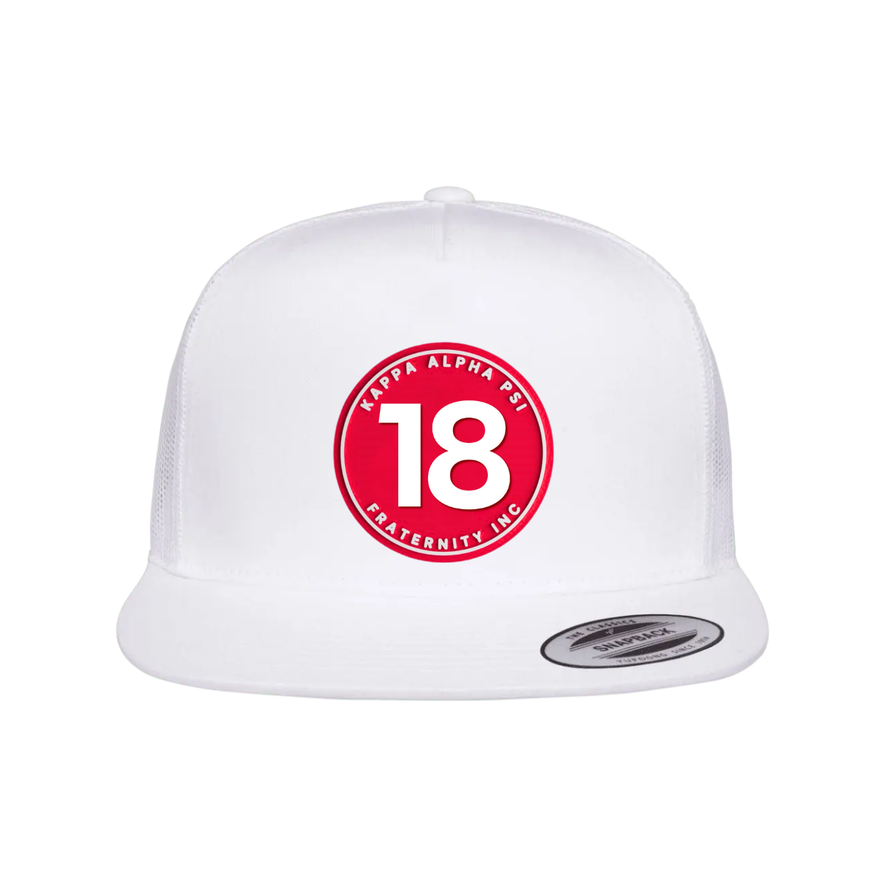 The Number Collection - Flat Bill Hat - Yupoong 6006 Five Panel