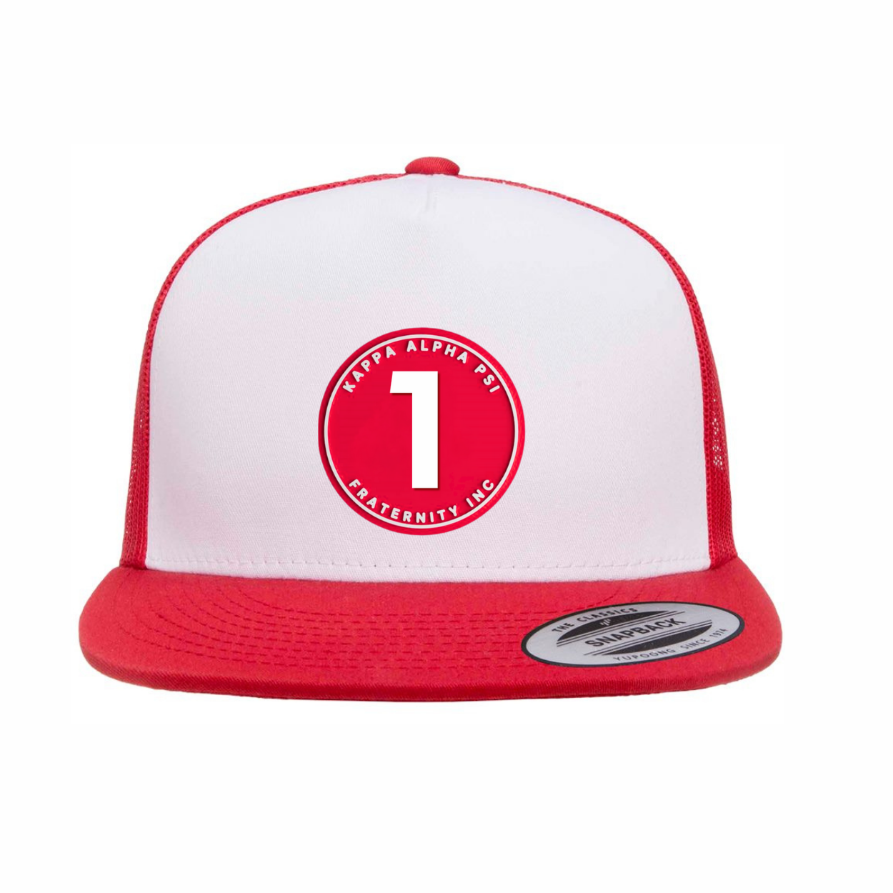 The Number Collection - Flat Bill Hat - Yupoong 6006 Five Panel