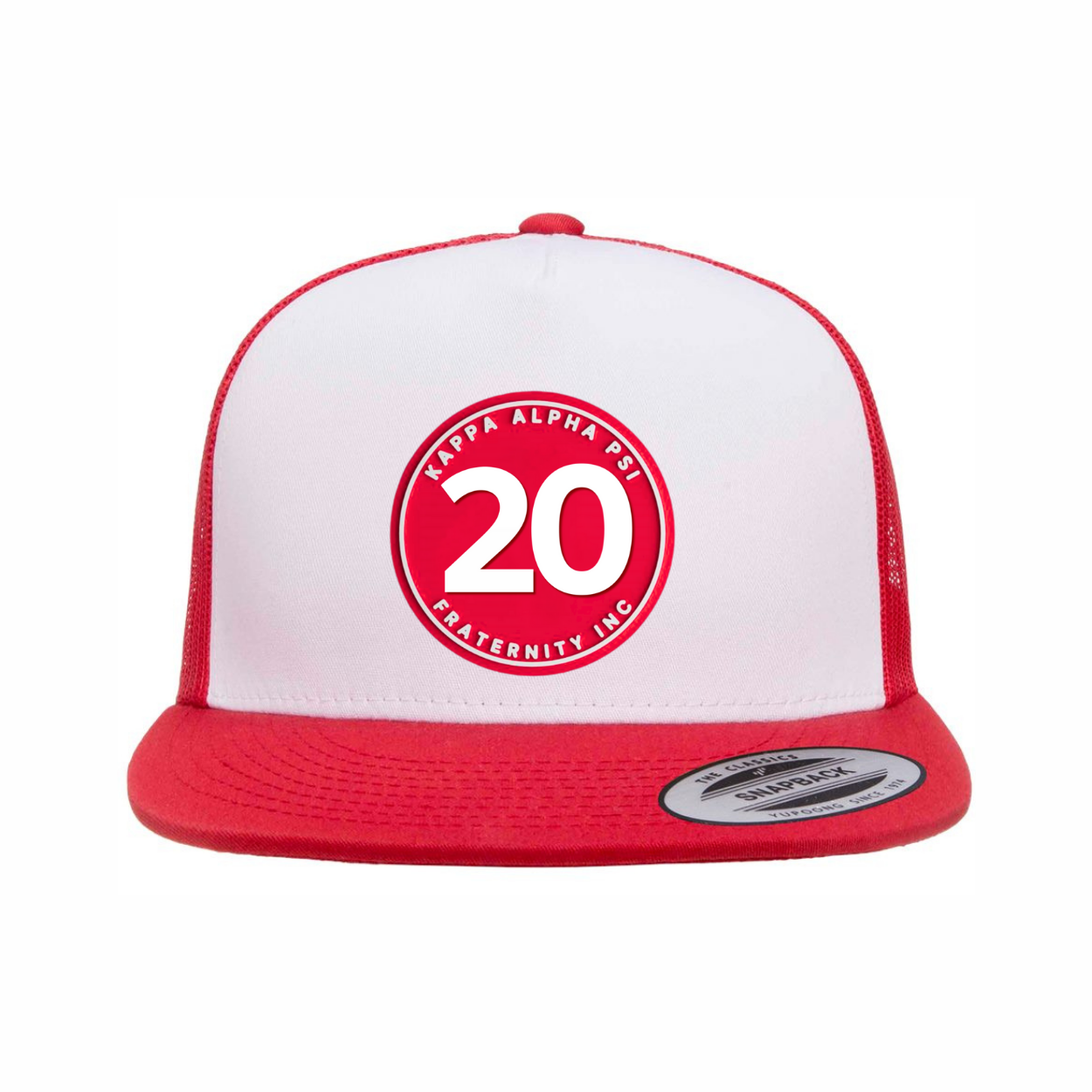 The Number Collection - Flat Bill Hat - Yupoong 6006 Five Panel