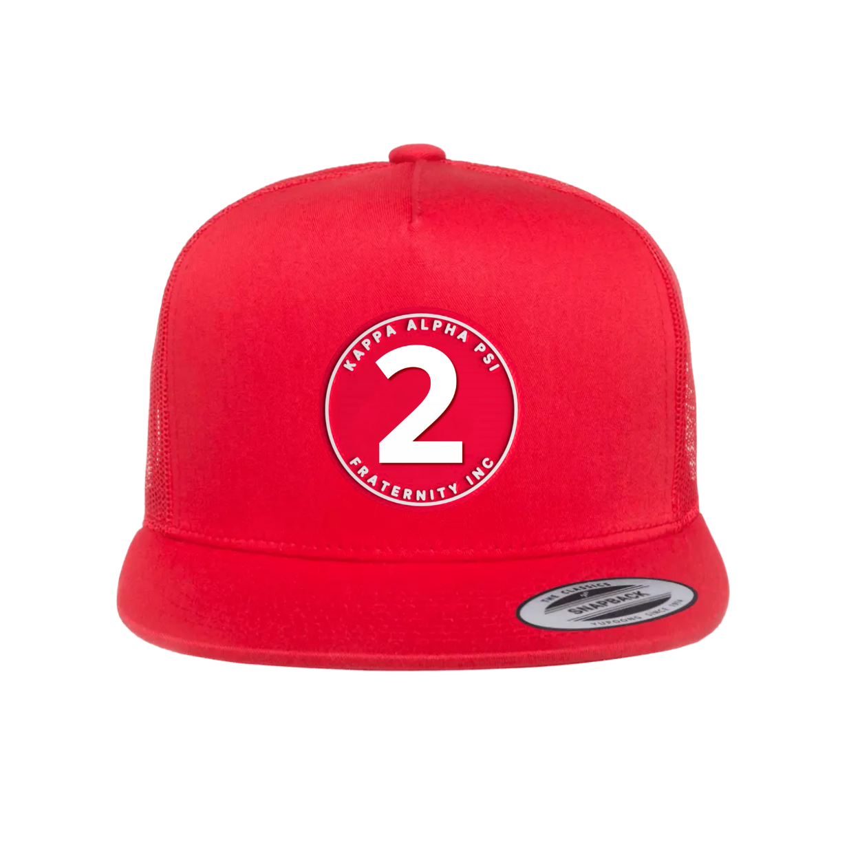 The Number Collection - Flat Bill Hat - Yupoong 6006 Five Panel