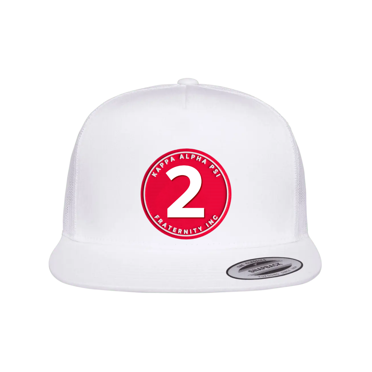 The Number Collection - Flat Bill Hat - Yupoong 6006 Five Panel