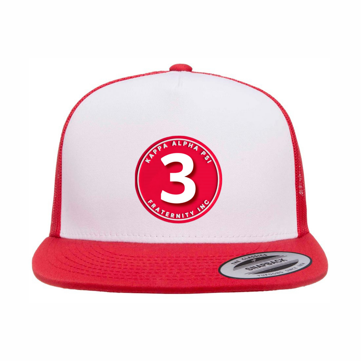 The Number Collection - Flat Bill Hat - Yupoong 6006 Five Panel