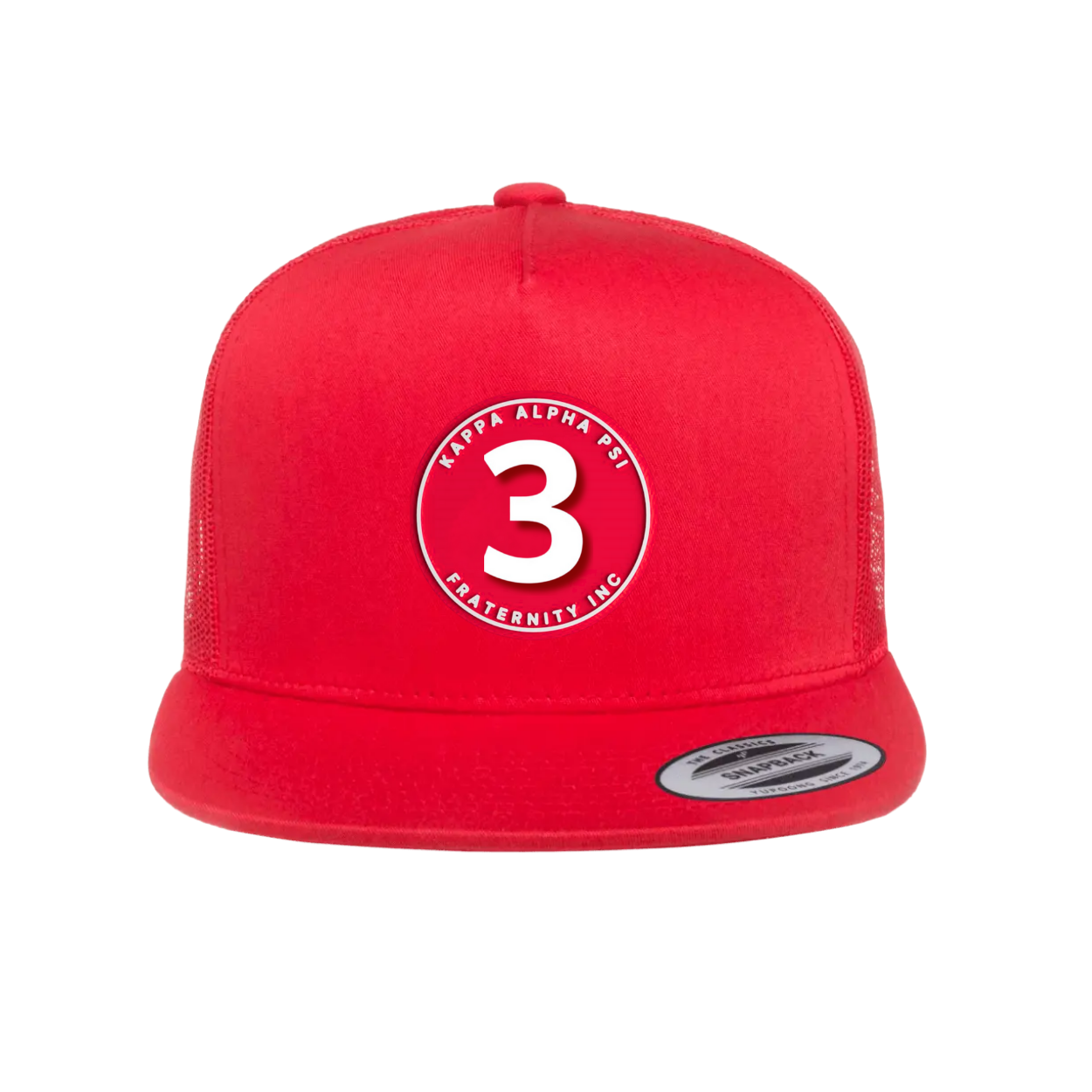 The Number Collection - Flat Bill Hat - Yupoong 6006 Five Panel