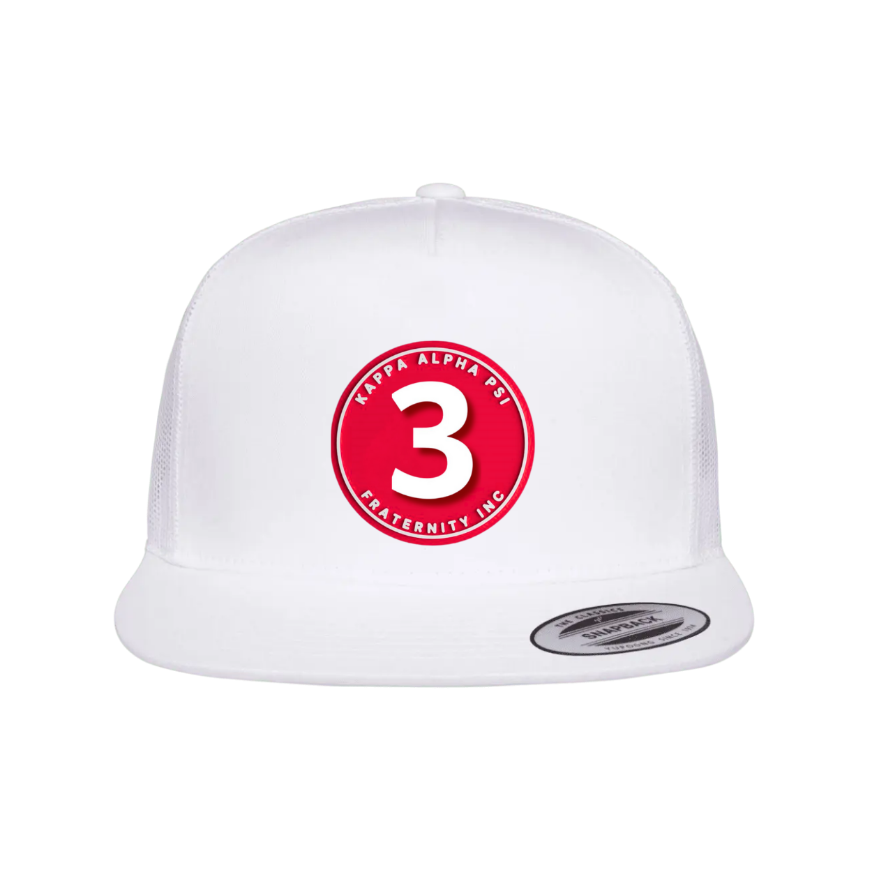 The Number Collection - Flat Bill Hat - Yupoong 6006 Five Panel