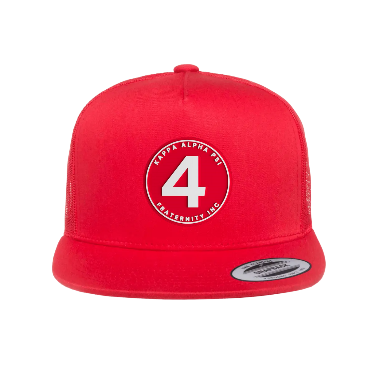 The Number Collection - Flat Bill Hat - Yupoong 6006 Five Panel