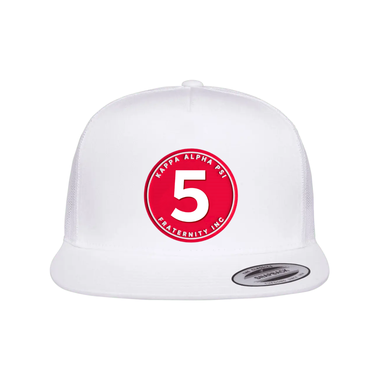 The Number Collection - Flat Bill Hat - Yupoong 6006 Five Panel
