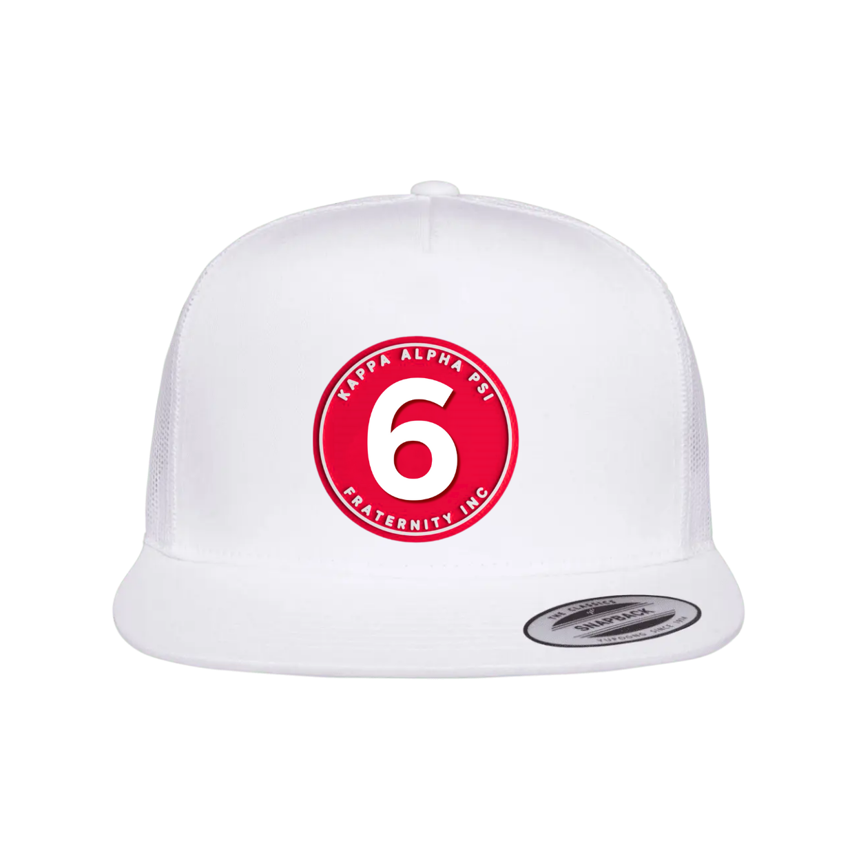 The Number Collection - Flat Bill Hat - Yupoong 6006 Five Panel