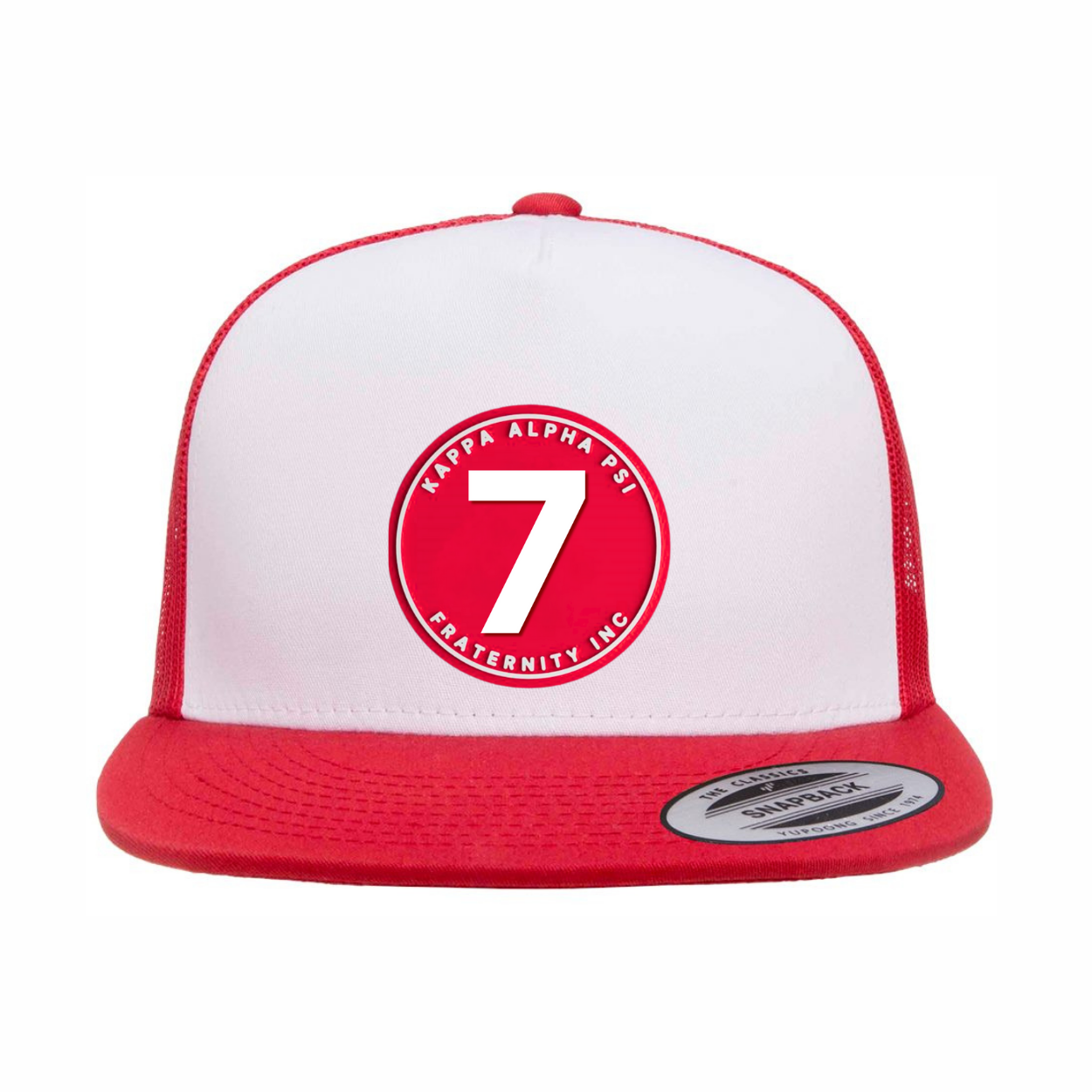 The Number Collection - Flat Bill Hat - Yupoong 6006 Five Panel
