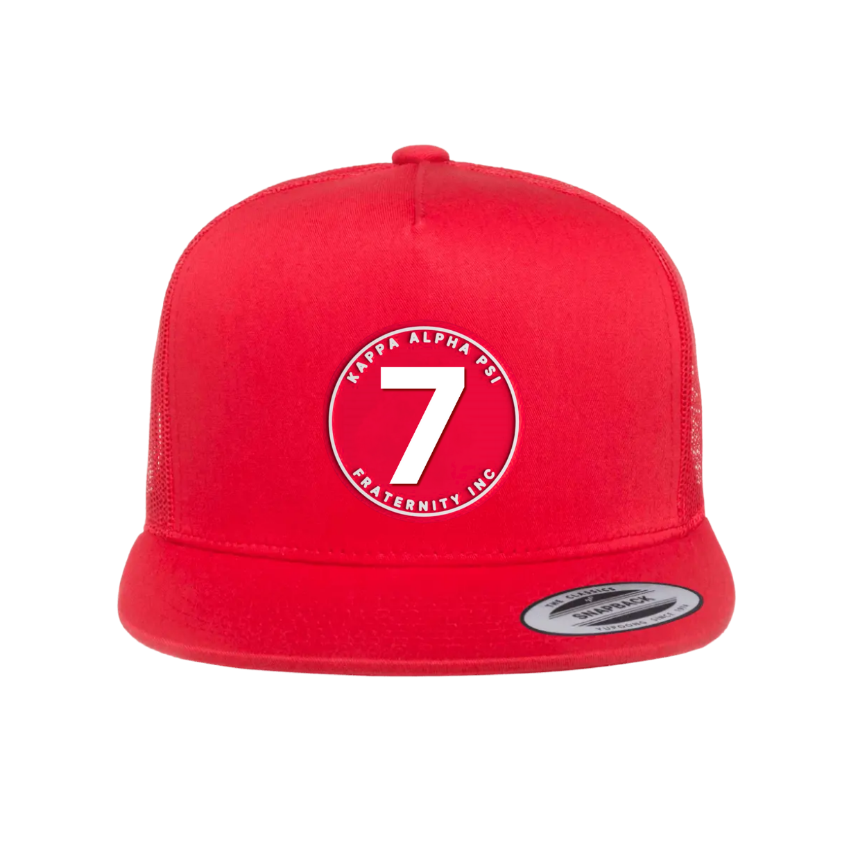 The Number Collection - Flat Bill Hat - Yupoong 6006 Five Panel