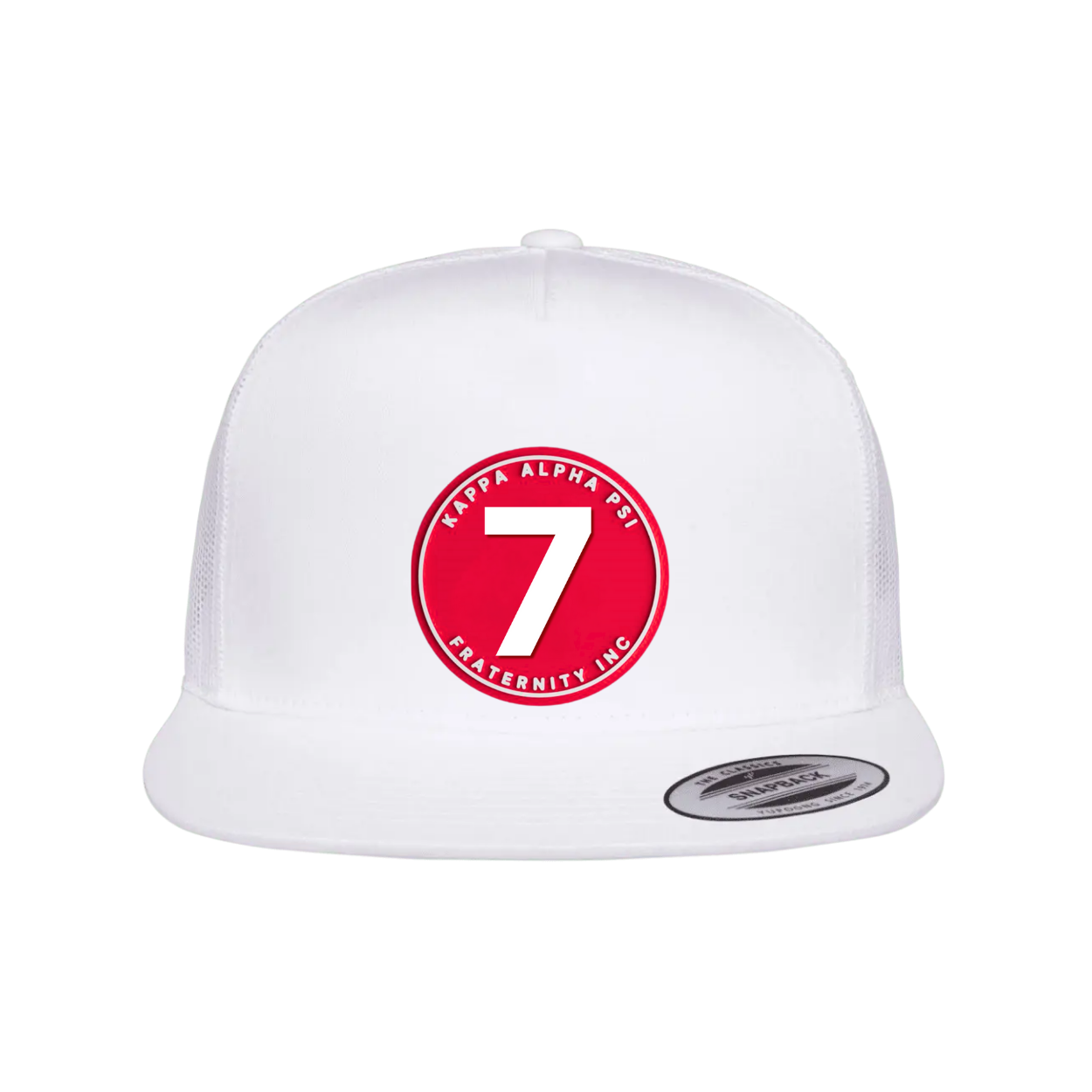 The Number Collection - Flat Bill Hat - Yupoong 6006 Five Panel