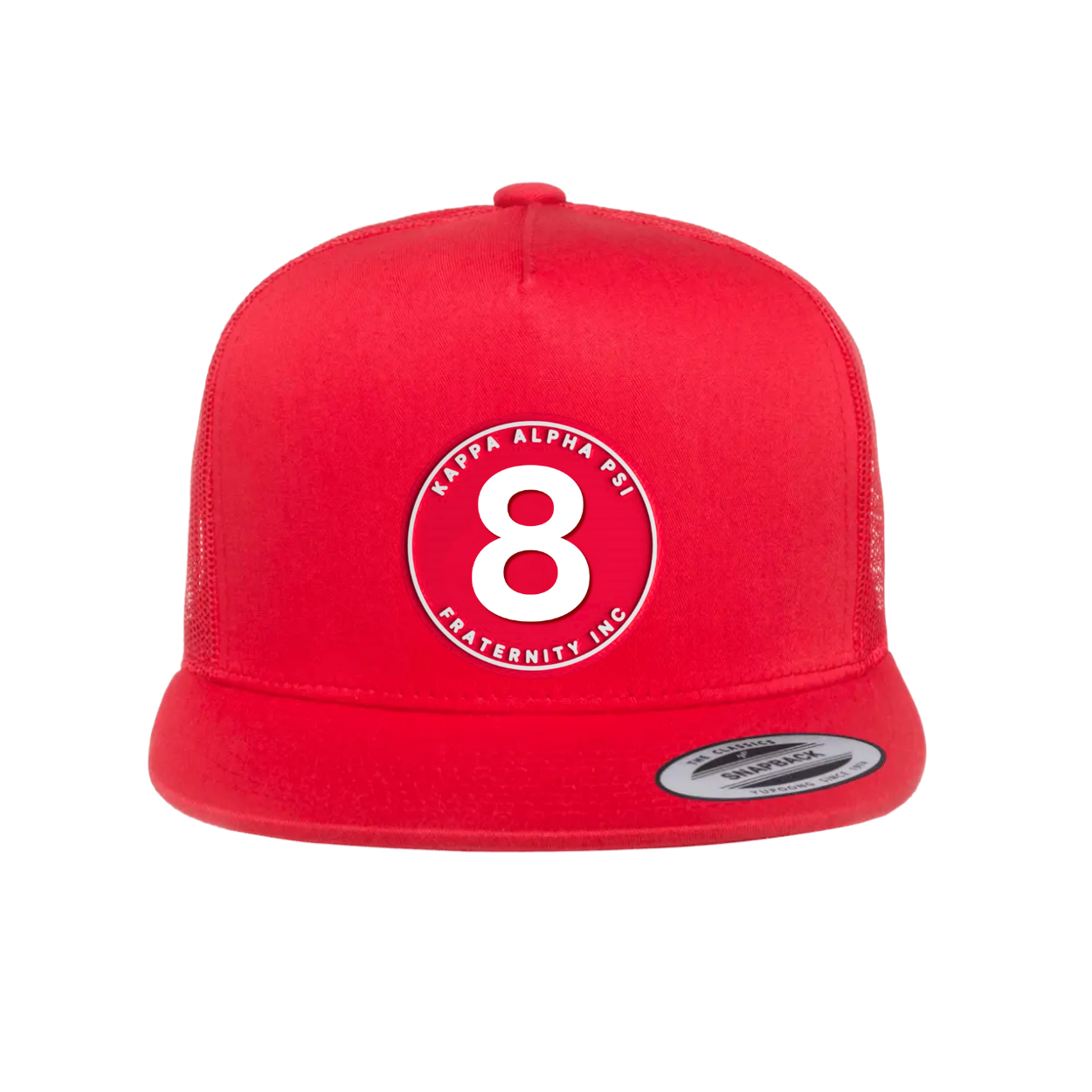 The Number Collection - Flat Bill Hat - Yupoong 6006 Five Panel