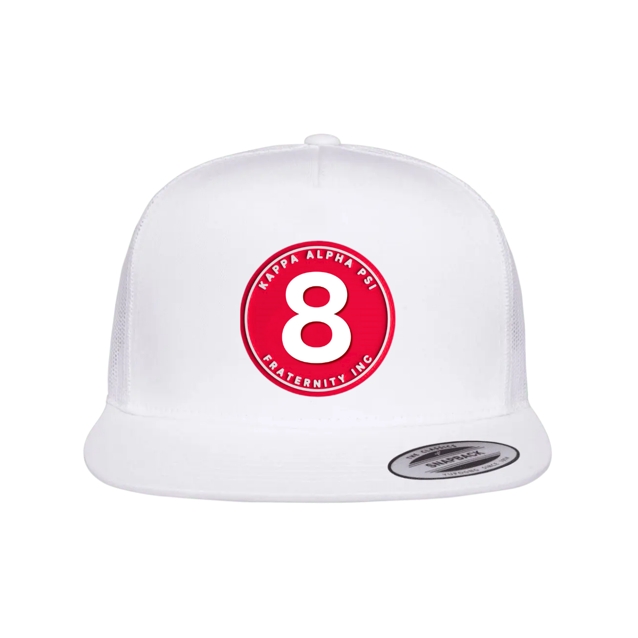 The Number Collection - Flat Bill Hat - Yupoong 6006 Five Panel