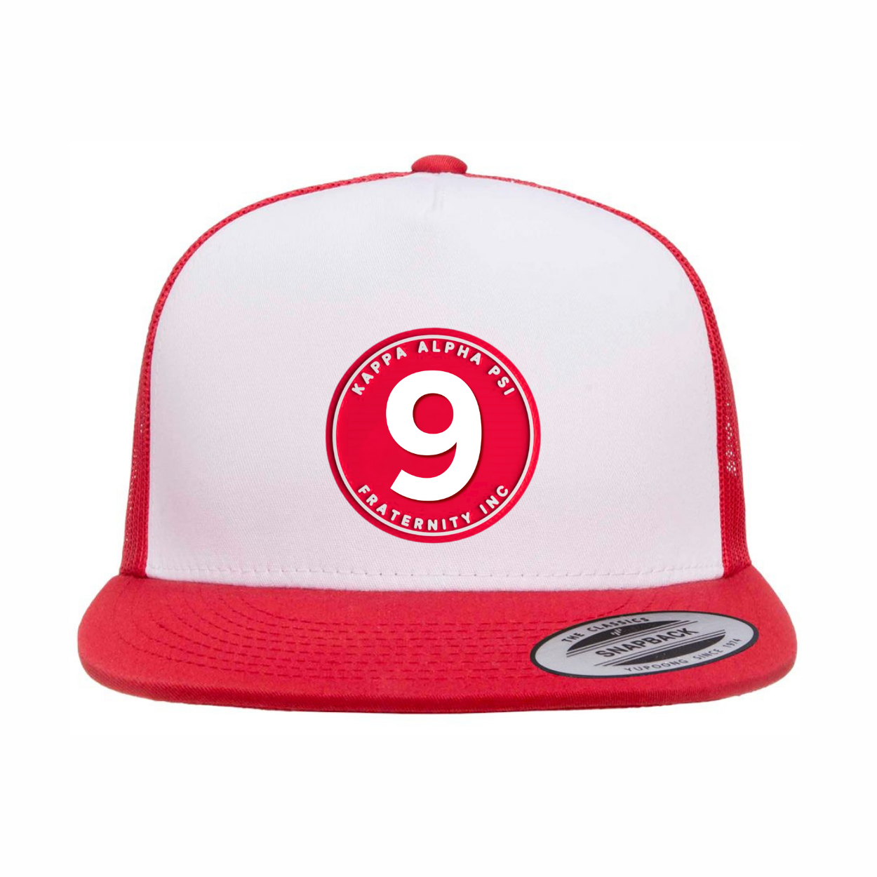 The Number Collection - Flat Bill Hat - Yupoong 6006 Five Panel