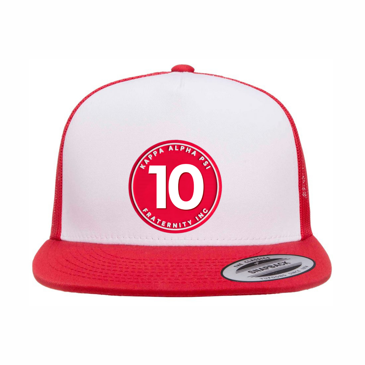 The Number Collection - Flat Bill Hat - Yupoong 6006 Five Panel