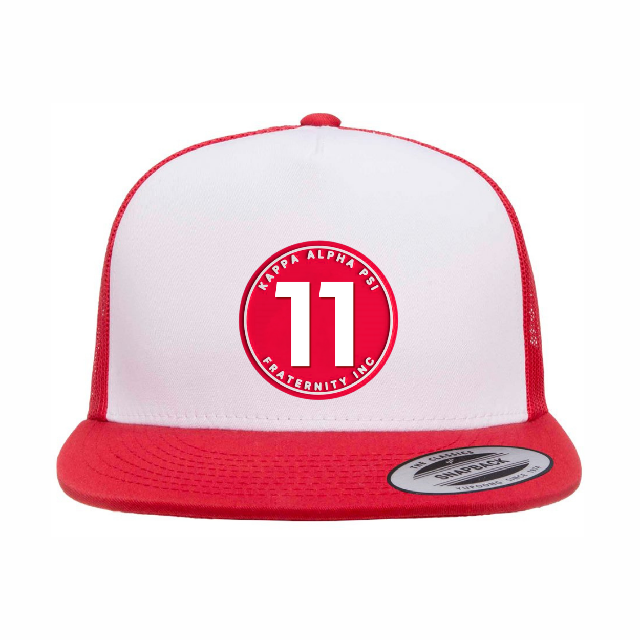 The Number Collection - Flat Bill Hat - Yupoong 6006 Five Panel