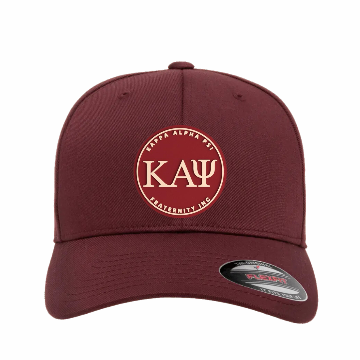 ΚΑΨ - Crimson & Cream Design - Fitted Hat - FlexFit