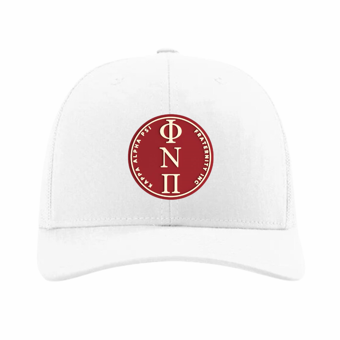 ΦΝΠ - Crimson & Cream Design - Trucker Hat - Richardson 112