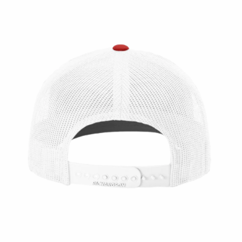 ΚΑΨ - White & Red Design - Trucker Hat - Richardson 115