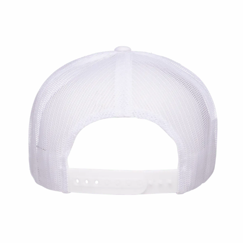 ΚΑΨ - White & Red Design - Flat Bill Hat Style - Yupoong 6006