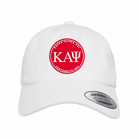 ΚΑΨ - Red & White Design - Dad Hat - Yupoong 6245