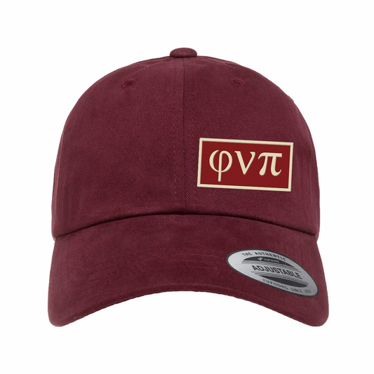 Old School Phi Nu Pi - Left Placement - Dad Hat - Yupoong 6245