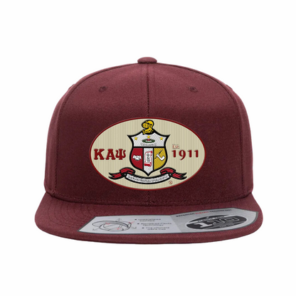 III - Cream Design - Flat Bill Hat - Flexfit 110