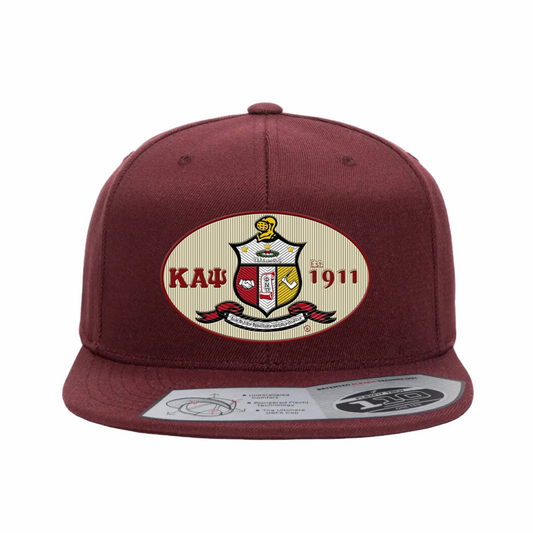 III - Cream Design - Flat Bill Hat - Flexfit 110