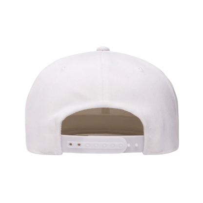 ΚΑΨ - White & Red Design - Flat Bill Hat Style - Flexfit 110