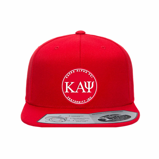 ΚΑΨ - Red & White Design - Flat Bill - FlexFit 110