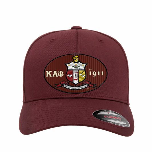 III - Crimson - Fitted Hat - Flexfit