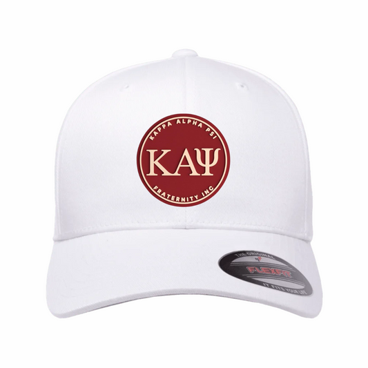 ΚΑΨ - Crimson & Cream Design - Fitted Hat - FlexFit