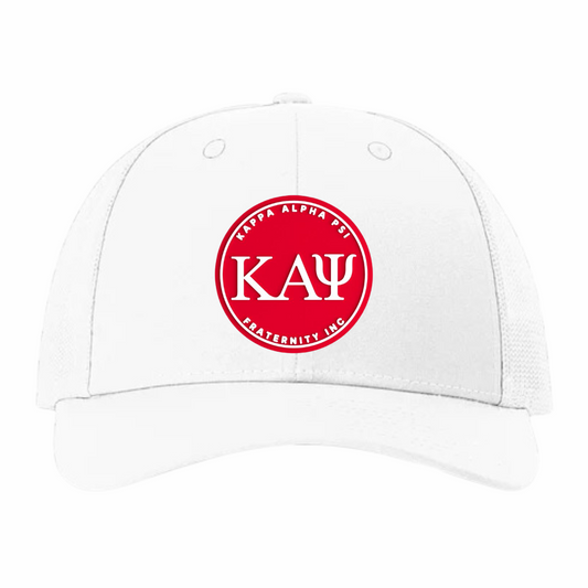 ΚΑΨ - Red & White Design - Trucker Hat - Richardson 115