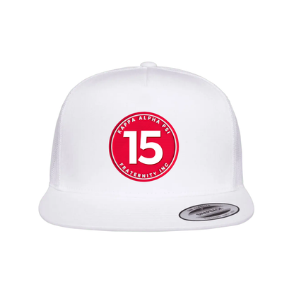 The Number Collection - Flat Bill Hat - Yupoong 6006 Five Panel